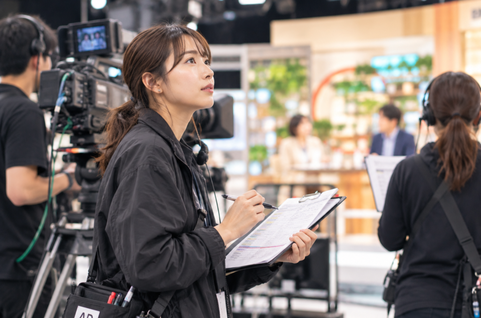 一般事務からテレビ業界へ。
